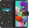 iMoshion Hoesje Geschikt voor Samsung Galaxy A51 Hoesje Met Pasjeshouder - iMoshion Design Softcase Bookcase - Goud / Meerkleurig / Zwart / Stars Gold