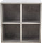 Platen vinyl lp kast - opbergen lp vinyl platen - boekenkast - grijs beton