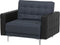 ABERDEEN - Fauteuil - Zwart - Polyester
