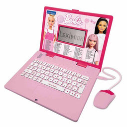 Lexibook - Barbie - Educatieve Laptop 124 Activiteiten EN/FR - Roze