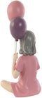 Decoratieve figuren Home ESPRIT Roze Mauve chica 10,5 x 7,5 x 21 cm