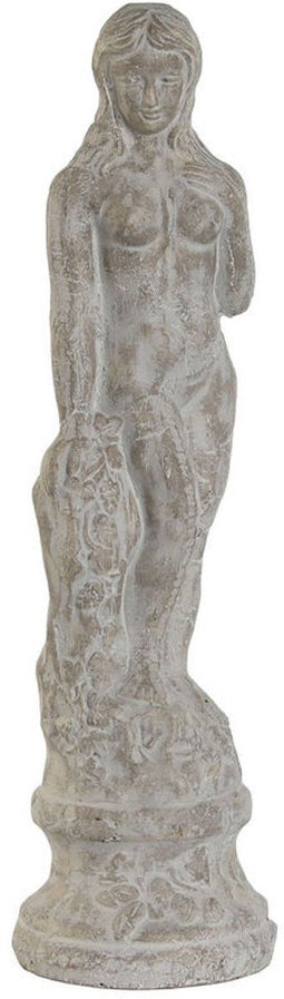 Decoratieve figuren Home ESPRIT Grijs Vrouw Romantiek Verouderde afwerking 17 x 17 x 61 cm