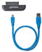 Manhattan 130424 - USB 3.2 type-A naar SATA kabel - 42cm - Zwart