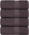 vidaXL - Washandjes - 4 - st - 15x21 - cm - 360 - g/m² - 100% - katoen - antracietkleurig
