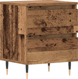vidaXL - Nachtkastje - Oud - Hout - 40x35x50 - cm - Geengineerd - Hout
