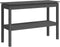 vidaXL - Wandtafel - 110x40x75 - cm - massief - grenenhout - grijs