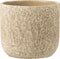 J-Line bloempot Ruw - keramiek - beige - large - Ø 22 cm