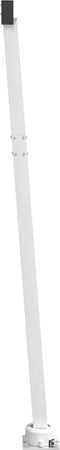vidaXL - Luifelpaalset - 600x245 - cm - ijzer - wit