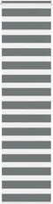 vidaXL - Zebra - rolgordijn - 55x200 - cm - stofbreedte - 50,9 - cm - donkergrijs