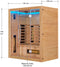 Kiruna 160 - Infraroodcabine - Dubbele Technologie - 3 personen - 160x105-190cm