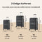 SKYCASES Urban Adventurer - Handbagage Koffer - 20 inch - 44L - Cijferslot - Zwart