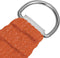 vidaXL - Zonnezeil - 160 - g/m² - 2x4,5 - m - HDPE - oranje