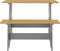 vidaXL - Eettafel - met - bankje - REINE - massief - grenenhout - honingbruin&grijs