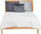 Sprei 240 x 260 cm Ruiten Wit (4 Stuks)