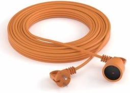 HSK DATA M01807 power uitbreiding 20 m 1 AC-uitgang(en) Binnen/buiten Oranje
