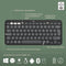 Logitech Pebble 2 Combo - Draadloos Toetsenbord en Muis - 3 apparaten koppelbaar - Qwerty US Grafiet