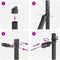 vidaXL - Hekpalen - 13 - stuks - Grijs - Ø32 - mm - 170 - cm - Gegalvaniseerd - Staal