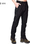 Heren Softshell Winter Fleece Gevoerde Broek Outdoor Wandelen Klimbroek Waterdichte Ski Wandelbroek - maat L
