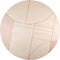 Zuiver Bliss Rond Vloerkleed '240 Naturel/Roze