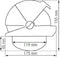 Plastimo Offshore 135 Conical Zwart Flush