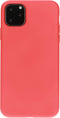Mobiparts Silicone Cover - Soft case - Fluweelzachte microfiber binnenvoering - Rood