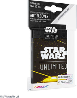 Star Wars Unlimited - Art Sleeves - Bescherming voor 60 kaarten - Geel