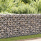 vidaXL - Schanskorfmuur - met - deksels - 900x30x100 - cm - gegalvaniseerd - staal