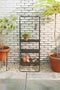 Mica Decorations Plantentafel Greenrax - 55x40x150 cm - Ijzer - Zwart