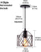 Homestyle Pro Mk001-B Industriële Hanglamp 18X18.5 Cm Zwart/Metaal