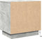 vidaXL - Nachtkastje - met - LED - in - Betonnen - Grijs - 50x34,5x50 - cm