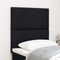 vidaXL - Hoofdbord - met - Diamant - Blokken - Design - - - Zwart - - - 80 - cm - - - Stof