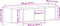 vidaXL - TV - Kast - Zwart - Eiken - 120x30x40,5 - cm - Gemaakt - van - Hout