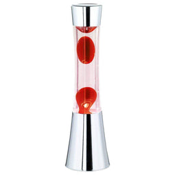 Fisura Lavalamp Chroom Rode lava