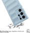 imoshion Hoesje - Geschikt voor Samsung Galaxy S24 Ultra - EasyGrip Backcover - Lichtblauw