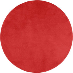 vidaXL - Vloerkleed - OVIEDO - laagpolig - Ø - 160 - cm - rood