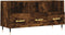 vidaXL - Tv-meubel - 102x36x50 - cm - bewerkt - hout - gerookt - eikenkleurig