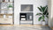 vidaXL - Tv-meubel - 68x39x60,5 - cm - staal - antracietkleurig