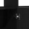 vidaXL - Sideboard - met - LED-lampjes - - - Zwart - Eiken - - - 80x35x75 - cm - - - Bewerkt - Hout