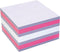 Info sticky notes - 450 vel - 75x75mm - wit, paars, roze - IN-5654-63