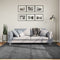 vidaXL - Vloerkleed - OVIEDO - laagpolig - 200x200 - cm - antracietkleurig
