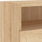 vidaXL - Tv-wandmeubels - 2 - st - 100x30x30 - cm - hout - sonoma - eikenkleurig