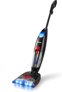 Vileda JetClean 3in1 - Stofzuiger en Vloereiniger - Voor alle vloeren - Zwart/Blauw/Rood