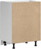 vidaXL - Spoelbakonderkast - Kalmar - 60x46x81,5 - cm - bewerkt - hout - betongrijs