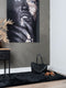 Vloerkleed Gentle Black 90 - 80 x 240 cm