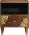 vidaXL - Nachtkastje - 40x33x46 - cm - Massief - Mango - Hout
