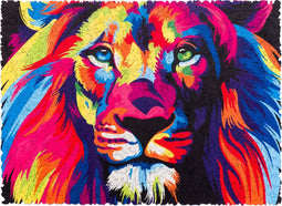 UNIDRAGON Houten Puzzel Voor Volwassenen Woosaic - Hologram Leeuw - 1000 stukjes - 60x44 cm