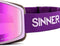 SINNER Sin Valley S - Skibril - Verwisselbare lenzen categorie 1 en 3 - Paars