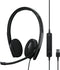 EPOS ADAPT 160T - On Ear Headset - Noise Cancelling Volumeregeling - Zwart