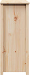 vidaXL - Hoge - kast - 83x41,5x100 - cm - massief - grenenhout