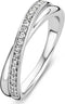 TI SENTO Dames Ring - 925 zilver - Zirconia wit - Maat 17.25 mm / maat 54 - 1953ZI